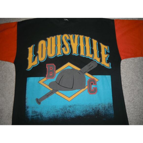 Vintage 90s Underground Railroad Louisville Black Caps Shirt XXL - Picture 3 of 5